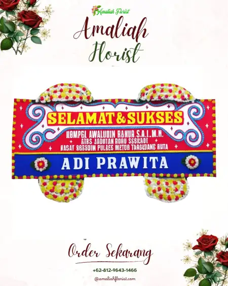 Papan Bunga Ucapan Selamat Pucung Lor
